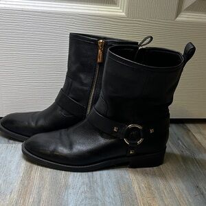 Michael Kors Black Leather Boots